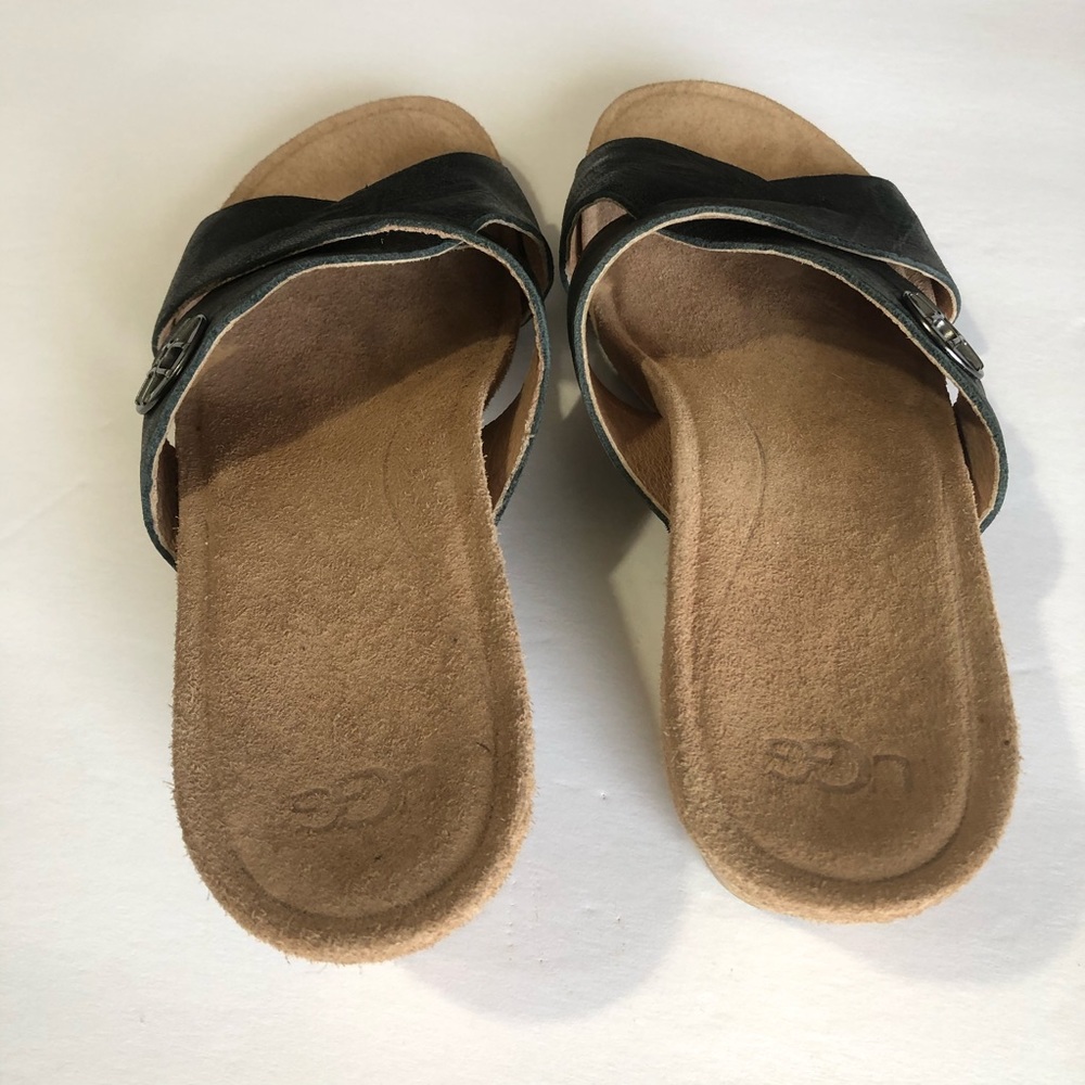 UGG Australia Lyra Women’s Black Sandals Size:8 - Picture 3 of 13
